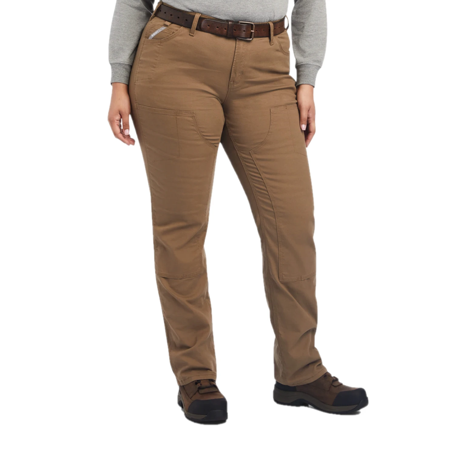 Ariat® Ladies Rebar DuraStretch™ Double Front Field Khaki Pants 10041070 2 Ariat® Ladies Rebar DuraStretch™ Double Front Field Khaki Pants 10041070 - Image 2