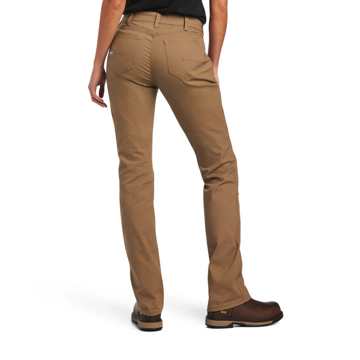 Ariat® Ladies Rebar DuraStretch™ Double Front Field Khaki Pants 10041070 1 Ariat® Ladies Rebar DuraStretch™ Double Front Field Khaki Pants 10041070