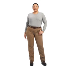 Ariat® Ladies Rebar DuraStretch™ Double Front Field Khaki Pants 10041070 16 Ariat® Ladies Rebar DuraStretch™ Double Front Field Khaki Pants 10041070 -Cheap Western Outerwear Store 10041070f