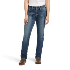 Ariat® Ladies R.E.A.L™ Daphne Perfect Rise Straight Leg Jeans 10041115 -Cheap Western Outerwear Store 10041115a