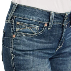 Ariat® Ladies R.E.A.L™ Daphne Perfect Rise Straight Leg Jeans 10041115 -Cheap Western Outerwear Store 10041115d