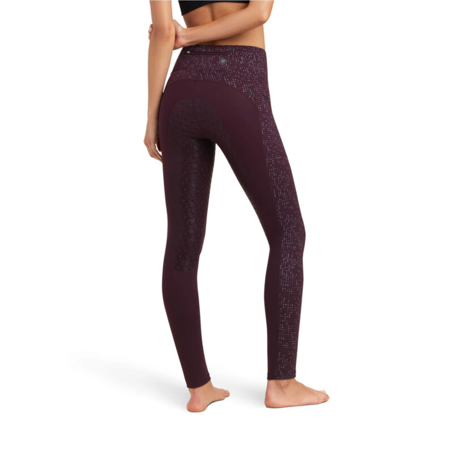 Ariat® Ladies E0S Lumina Full Seat Mulberry Red Leggings 10041314 4 Ariat® Ladies E0S Lumina Full Seat Mulberry Red Leggings 10041314 - Image 4