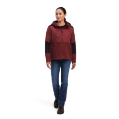 Ariat® Ladies Rebar Cloud 9 Insulated Maroon Jacket 10041444 -Cheap Western Outerwear Store 10041444a