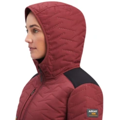 Ariat® Ladies Rebar Cloud 9 Insulated Maroon Jacket 10041444 -Cheap Western Outerwear Store 10041444e
