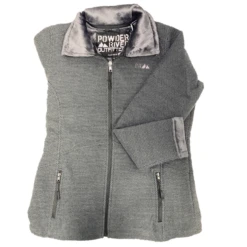 Powder River Outfitters Ladies Melange Waffle Knit Jacket 52-6660-01