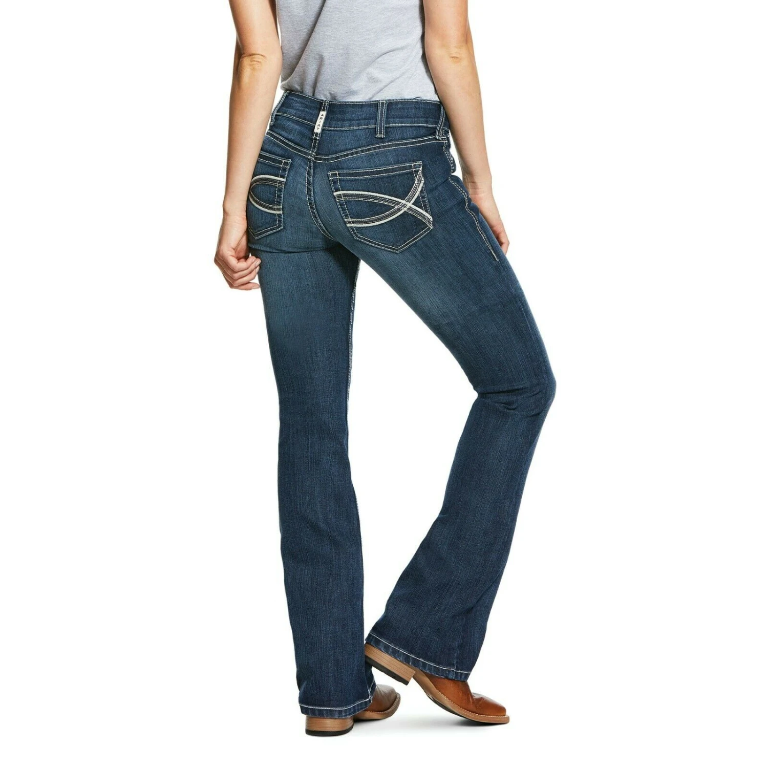 Ariat® Ladies R.E.A.L Arrow Fit Shayla Stretch Boot Cut Jeans 10030259 1 Ariat® Ladies R.E.A.L Arrow Fit Shayla Stretch Boot Cut Jeans 10030259