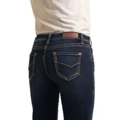 Rock & Roll Denim Ladies Riding Boot Cut Denim Jeans W7-4166 -Cheap Western Outerwear Store 57 d0120f57 b7e9 4ef7 9a4d 5d10b153e564