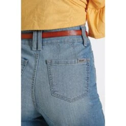 Cruel Denim Ladies Wide Leg Light Stonewash Jeans CB19154001 -Cheap Western Outerwear Store CB19154001 4
