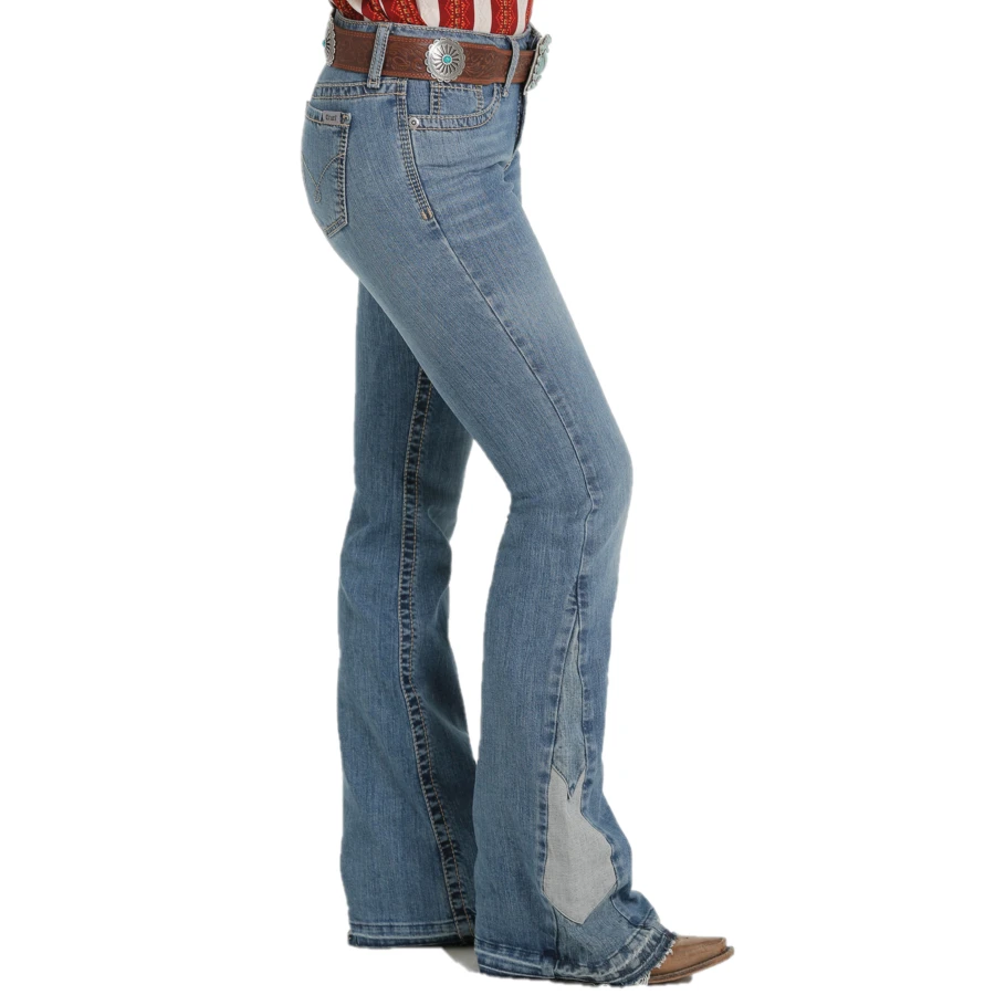 Cruel Girl® Ladies Hannah Mid-Wash Flare Jeans CB19354071 2 Cruel Girl® Ladies Hannah Mid-Wash Flare Jeans CB19354071 - Image 2