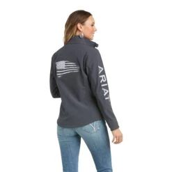 Ariat Ladies Team Patriot Concealed Carry India Ink Jacket 10037438 9 Ariat Ladies Team Patriot Concealed Carry India Ink Jacket 10037438 -Cheap Western Outerwear Store F21 WMS WEST 10037438 back