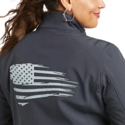 Ariat Ladies Team Patriot Concealed Carry India Ink Jacket 10037438 11 Ariat Ladies Team Patriot Concealed Carry India Ink Jacket 10037438 -Cheap Western Outerwear Store F21 WMS WEST 10037438 detail01 plus