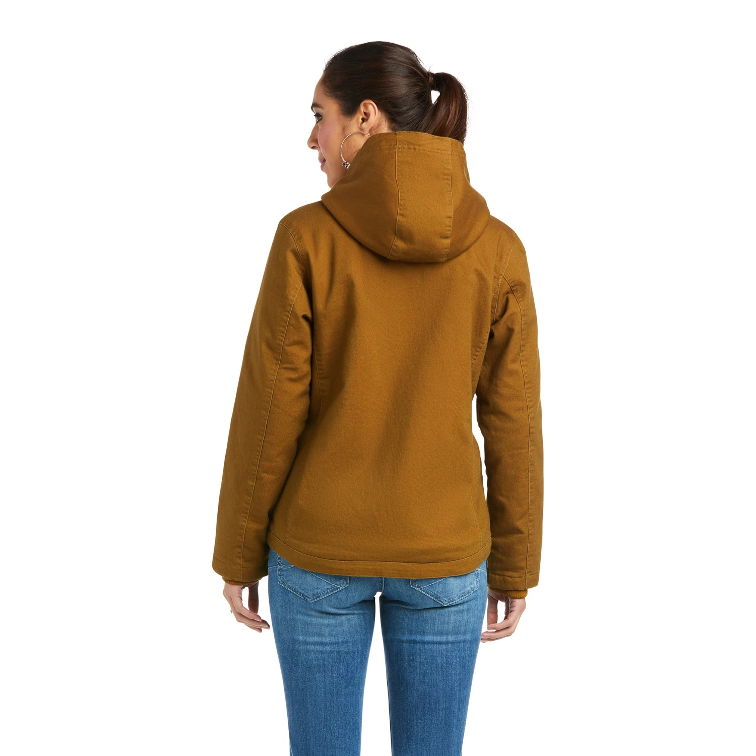 Ariat Ladies REAL Outlaw Kelp Forest Full Zip Hooded Jacket 10037451 3 Ariat Ladies REAL Outlaw Kelp Forest Full Zip Hooded Jacket 10037451 - Image 3