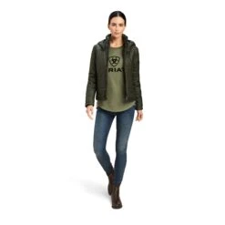 Ariat® Ladies Harmony Insulated Forest Mist Green Jacket 10041215 -Cheap Western Outerwear Store F22 WMS ENGL 10041215 full