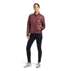 Ariat® Ladies Ideal Down IR Wild Ginger Jacket 10041380 -Cheap Western Outerwear Store F22 WMS ENGL 10041380 full
