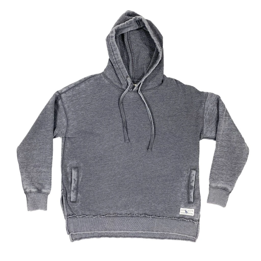 Southern Fried Cotton Ladies Mountain Side Charcoal Hoodie SFBRW019-CHR 1 Southern Fried Cotton Ladies Mountain Side Charcoal Hoodie SFBRW019-CHR