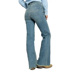 Kimes Ranch® Ladies Olivia Light Wash Wide Leg Denim Jeans KR-OLIVIA -Cheap Western Outerwear Store KR OLIVIA
