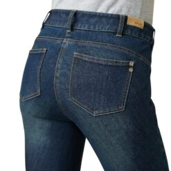 Ariat® Ladies Halo Denim Knee Patch Marine Breech Pants 10035311 -Cheap Western Outerwear Store S21 WMS ENGL 10035311 detail02