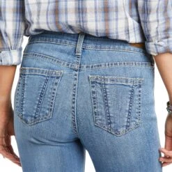 Ariat Ladies Rylee Slim Trouser Wide Leg Jeans 10036100 6 Ariat Ladies Rylee Slim Trouser Wide Leg Jeans 10036100 -Cheap Western Outerwear Store S21 WMS WEST 10036100 detail02