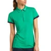 Ariat® Ladies Bandera Pool Table Green 1/4 Zip Polo Shirt 10039187