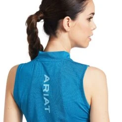 Ariat® Ladies Hailey 1/4 Zip Saxony Blue Baselayer Shrirt 10039191 7 Ariat® Ladies Hailey 1/4 Zip Saxony Blue Baselayer Shrirt 10039191 -Cheap Western Outerwear Store S22 WMS ENGL 10039191 detail01