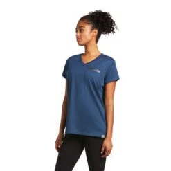 Ariat® Ladies Rebar Blue Polartec Elite All Seasons T-Shirt 10039611