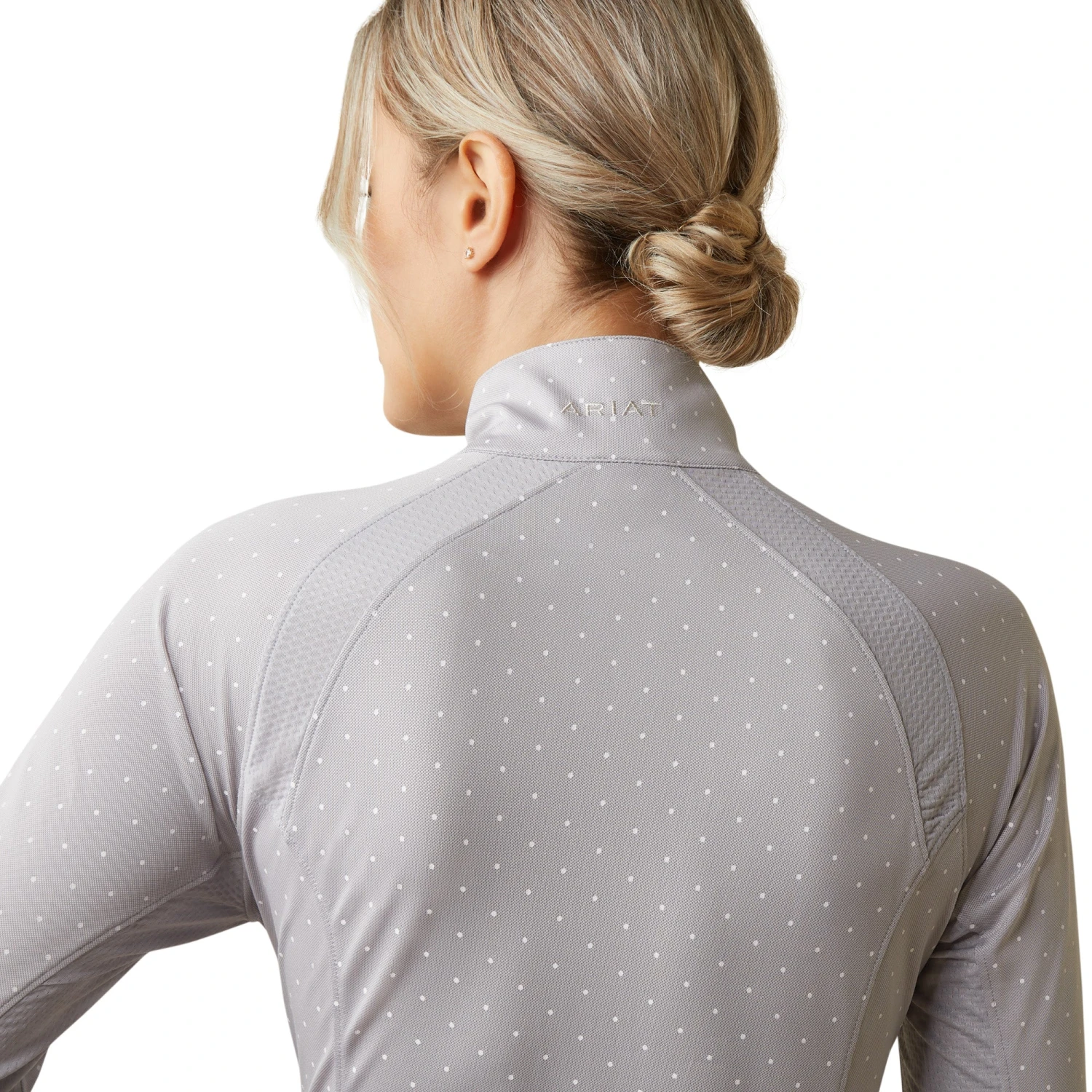 Ariat® Ladies Sunstopper 2.0 Silver Sconce Dot Baselayer 10043597 5 Ariat® Ladies Sunstopper 2.0 Silver Sconce Dot Baselayer 10043597 - Image 5
