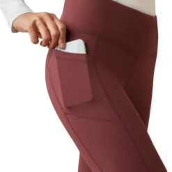 Ariat® Ladies Tek Tight Wild Ginger Pink Leggings 10044637 -Cheap Western Outerwear Store S23 WMS ENGL 10044637 detail01