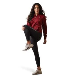 Ariat® Ladies Tek 1/2 Zip Pomergranate Hoodie 10043448 7 Ariat® Ladies Tek 1/2 Zip Pomergranate Hoodie 10043448 -Cheap Western Outerwear Store S23 WMS WEST 10043448 full