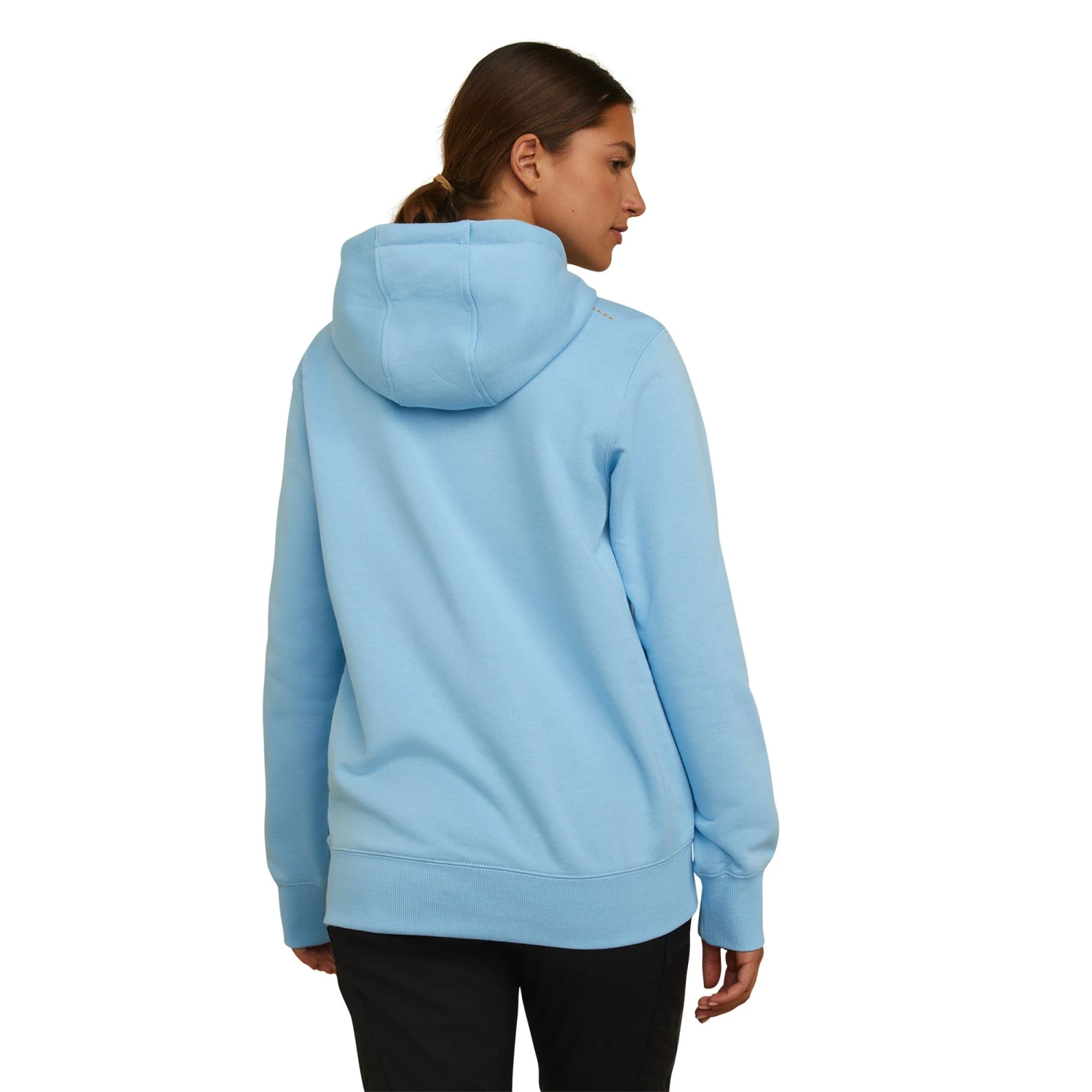 Ariat® Ladies Rebar Dutch Canal Blue Heather Graphic Hoodie 10043365 2 Ariat® Ladies Rebar Dutch Canal Blue Heather Graphic Hoodie 10043365 - Image 2