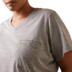 Ariat Ladies Rebar Workman Heather Grey T-Shirt 10043842 13 Ariat Ladies Rebar Workman Heather Grey T-Shirt 10043842 -Cheap Western Outerwear Store S23 WMS WORK 10043842 detail01 plus