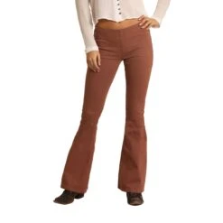 Rock & Roll Cowgirl Ladies Denim Dusty Rose Bargain Bell Jean W1P6156 5 Rock & Roll Cowgirl Ladies Denim Dusty Rose Bargain Bell Jean W1P6156 -Cheap Western Outerwear Store W1P6156Z